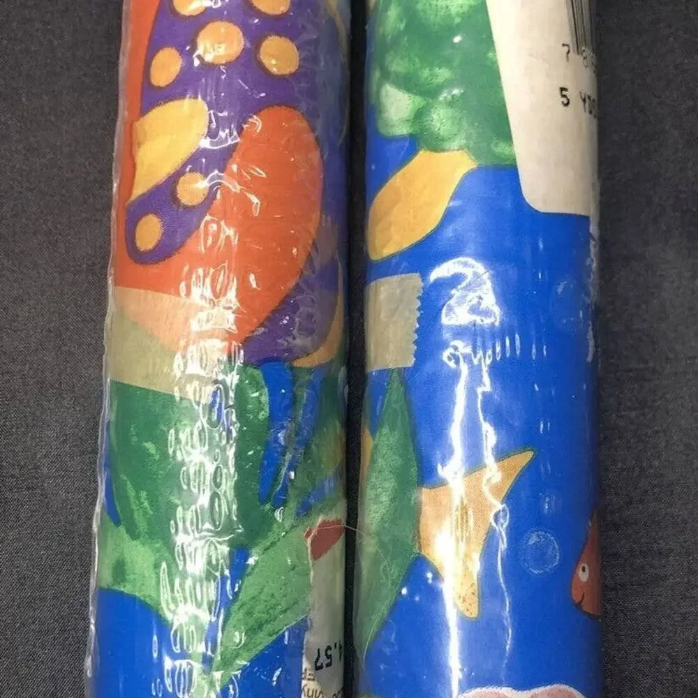 Caribbean Delight Ocean Tropical Fish Border Wallpaper 2 Rolls 5yds = 30 Feet